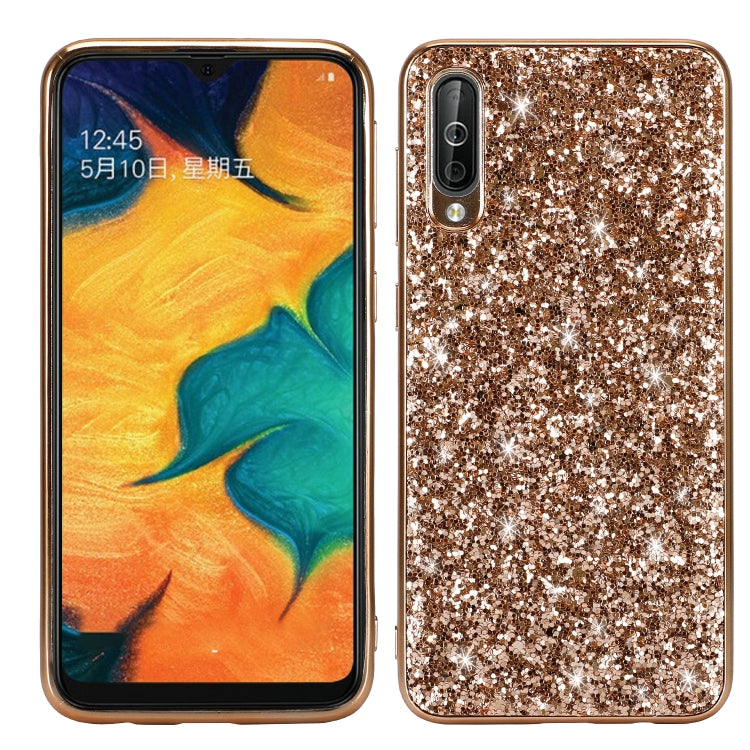 Glittery Powder Shockproof TPU Case for Galaxy A70, For Galaxy A70