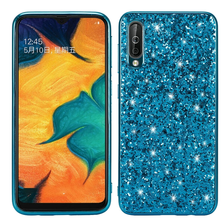Glittery Powder Shockproof TPU Case for Galaxy A70, For Galaxy A70