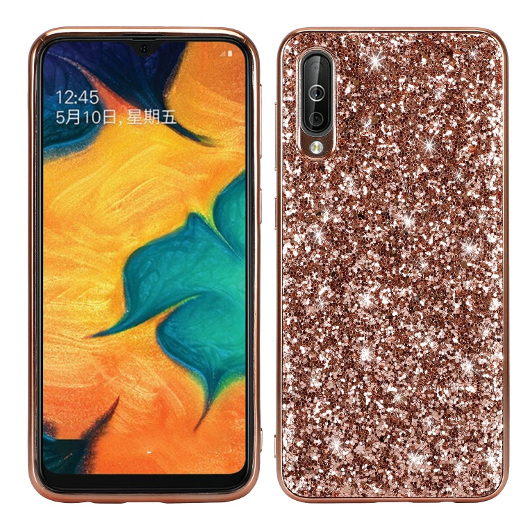 Glittery Powder Shockproof TPU Case for Galaxy A70, For Galaxy A70