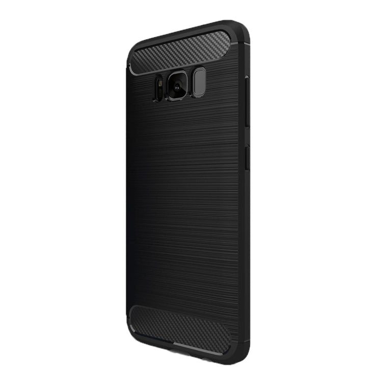 For Galaxy S8 + / G9550 Brushed Carbon Fiber Texture Shockproof TPU Protective Cover Case, For Galaxy S8 + / G9550, For Samsung Galaxy S8 + / G9550