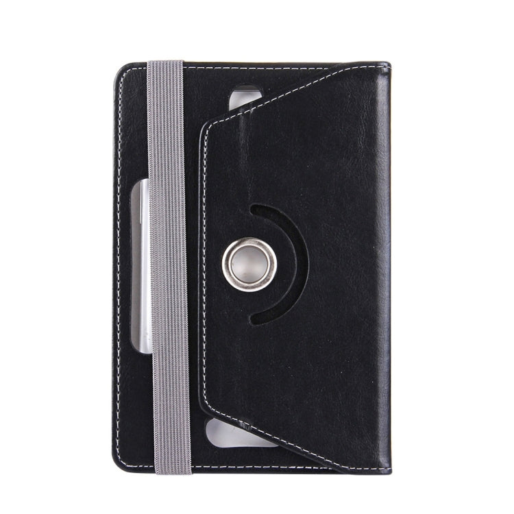 7 inch Tablets Leather Case Crazy Horse Texture 360 Degrees Rotation Protective Case Shell with Holder for Galaxy Tab A 7.0 (2016) / T280 & Tab 4 7.0 / T230 & Tab Q T2558, Colorfly G708, Asus ZenPad 7.0 Z370CG, Huawei MediaPad T1 7.0 / T1-701u