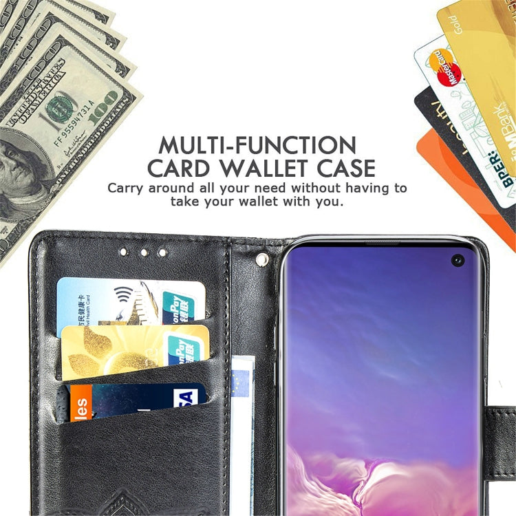 Butterfly Love Flowers Embossing Horizontal Flip Leather Case for Galaxy S10, with Holder & Card Slots & Wallet & Lanyard, For Galaxy S10