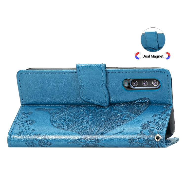 Butterfly Love Flowers Embossing Horizontal Flip Leather Case for Galaxy A50, with Holder & Card Slots & Wallet & Lanyard, For Galaxy A50