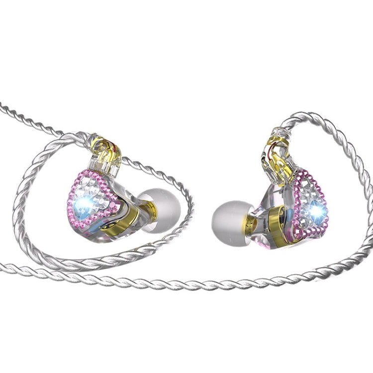 CVJ Liuli 3.5mm In-ear Wired Headphones,Length 2.5m, Without microphone 2.5m (Blue), Without microphone 2.5m (Red)