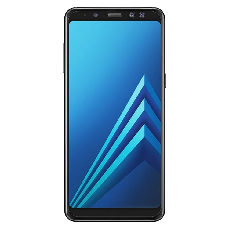 Lot de 10 protections d'écran en verre trempé pour Galaxy A8+ (2018), 0,26 mm, dureté 9H, bords incurvés 2,5D, pour Galaxy A8+ (2018)