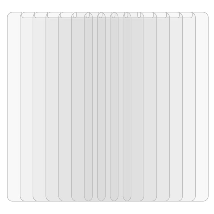 Lot de 10 protections d'écran en verre trempé pour Galaxy A8 (2018), 0,26 mm, dureté 9H, bords incurvés 2,5D, pour Galaxy A8 (2018)