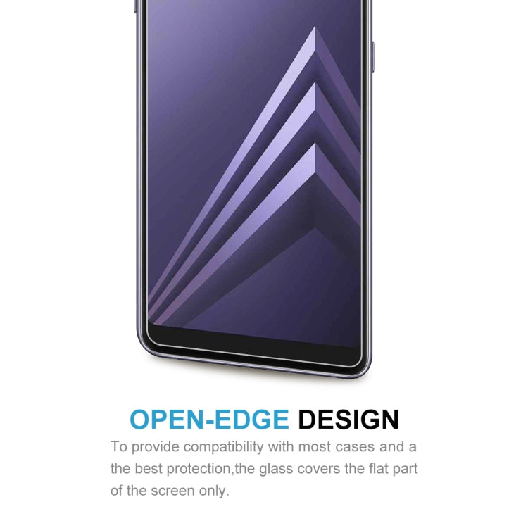 Lot de 10 protections d'écran en verre trempé pour Galaxy A8 (2018), 0,26 mm, dureté 9H, bords incurvés 2,5D, pour Galaxy A8 (2018)