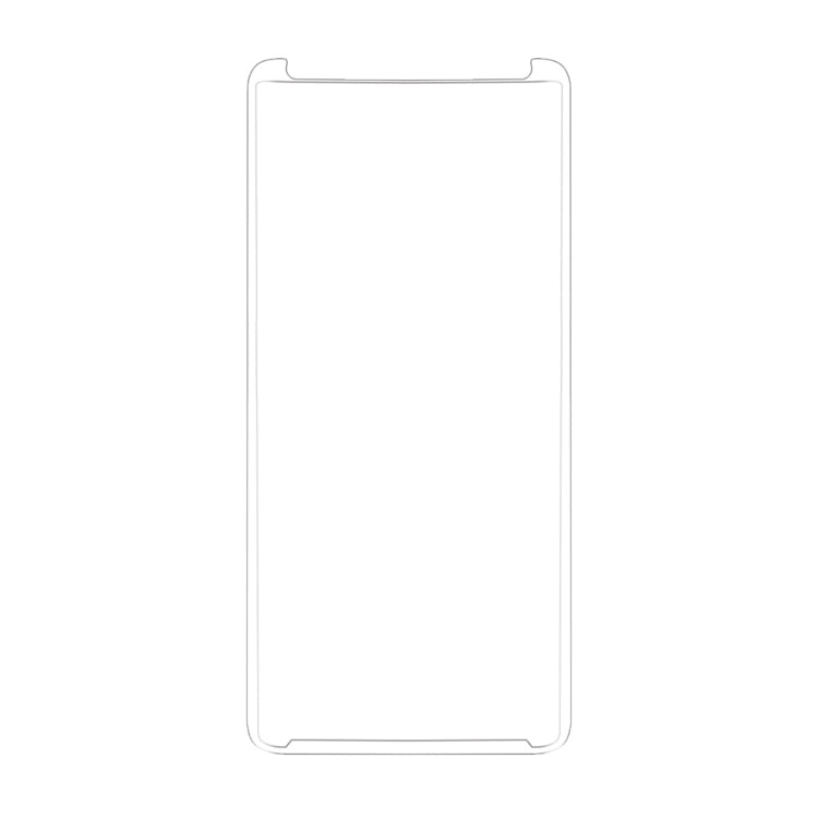 For Galaxy S9+ 9H Surface Hardness 3D Curved Edge Anti-scratch Non-full Screen HD Tempered Glass Screen Protector