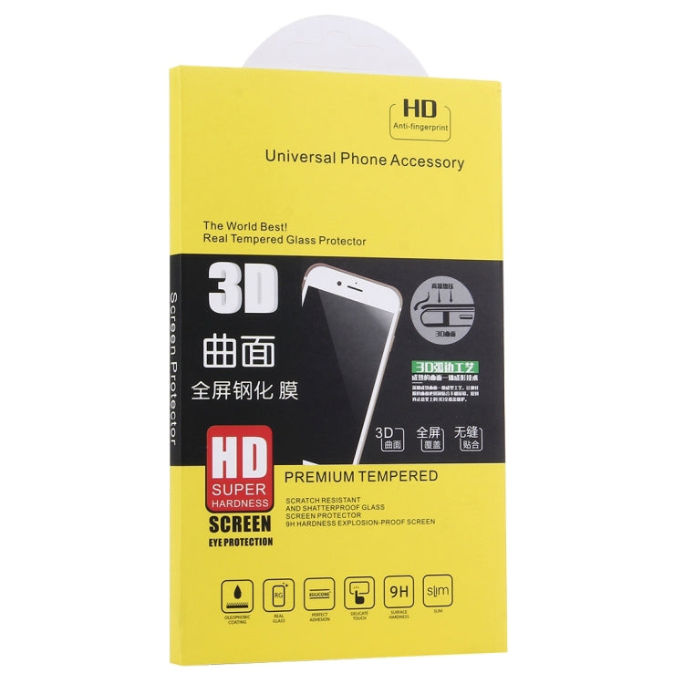 For Galaxy S9+ 9H Surface Hardness 3D Curved Edge Anti-scratch Non-full Screen HD Tempered Glass Screen Protector