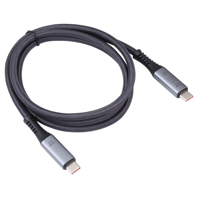 10Gbps 8K USB-C/Type-C to USB-C/Type-C Digital Video Cable Compatible with USB 3.2, Length: 1m, 10Gbps Type-C to Type-C Digital