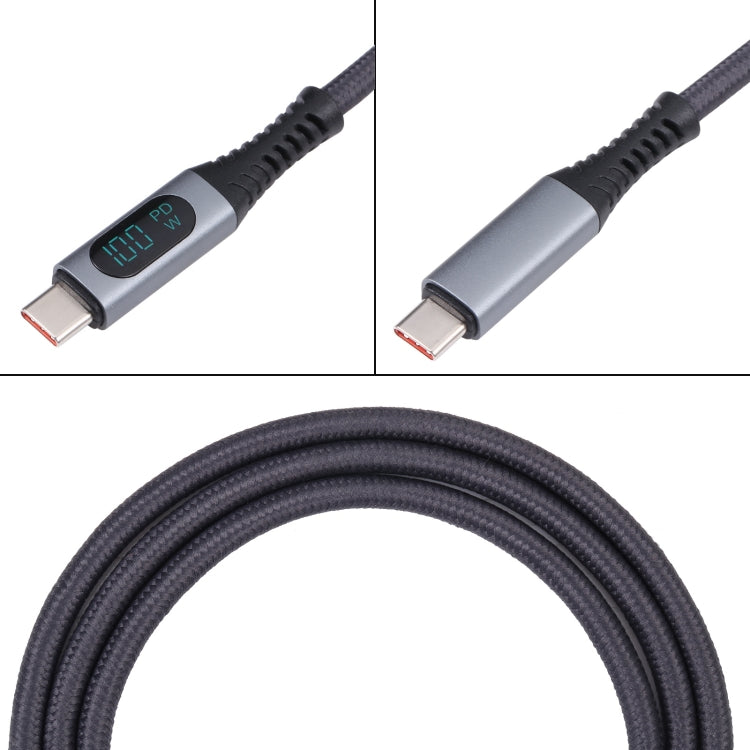 10Gbps 8K USB-C/Type-C to USB-C/Type-C Digital Video Cable Compatible with USB 3.2, Length: 1m, 10Gbps Type-C to Type-C Digital