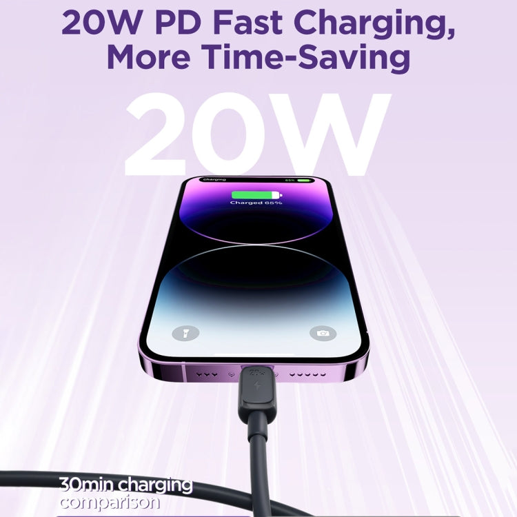 JOYROOM S-CL020A14 Multi-Color Series 20W USB-C / Type-C to 8 Pin Fast Charging Data Cable, Length:1.2m