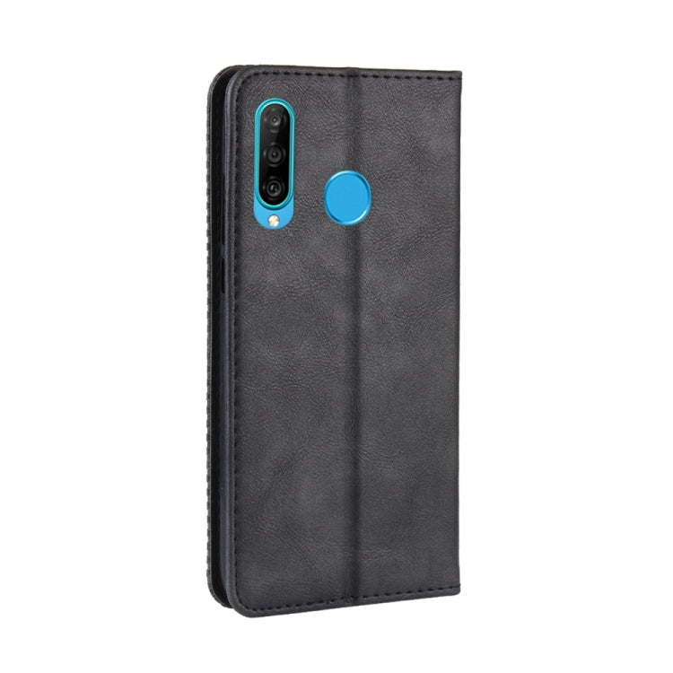 Magnetic Buckle Retro Crazy Horse Texture Horizontal Flip Leather Case for Galaxy M30, with Holder & Card Slots & Photo Frame, For Galaxy M30