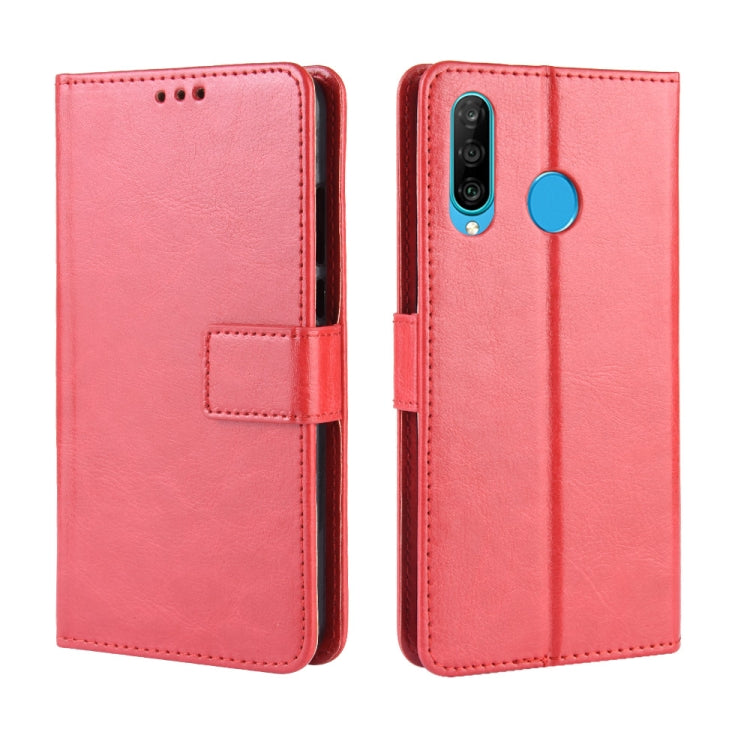 Retro Crazy Horse Texture Horizontal Flip Leather Case for Galaxy M30, with Holder & Card Slots & Photo Frame, For Galaxy M30