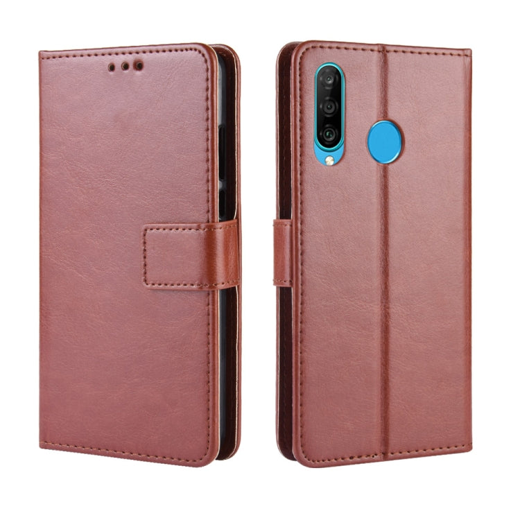 Retro Crazy Horse Texture Horizontal Flip Leather Case for Galaxy M30, with Holder & Card Slots & Photo Frame, For Galaxy M30