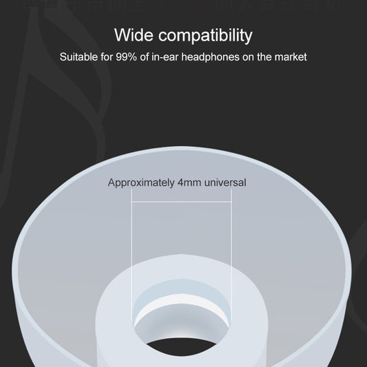 KZ silicone earbuds installed on in-ear headphones demonstrating secure fit