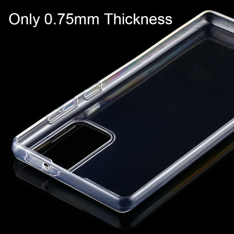 For Samsung Galaxy Note 20 5G 0.75mm Ultra-Thin Transparent TPU Protective Case, For Samsung Galaxy Note 20 5G