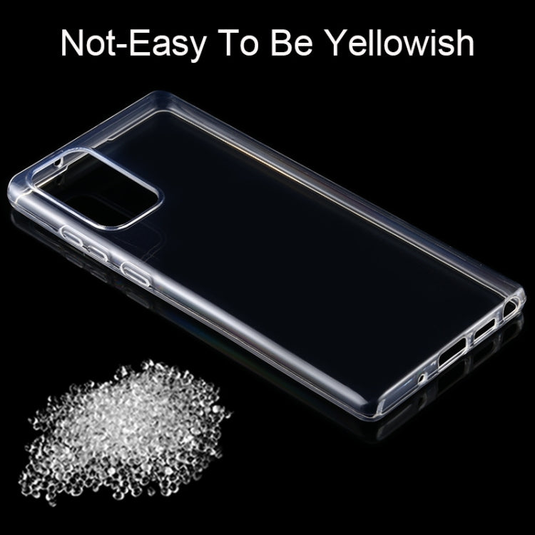 For Samsung Galaxy Note 20 5G 0.75mm Ultra-Thin Transparent TPU Protective Case, For Samsung Galaxy Note 20 5G