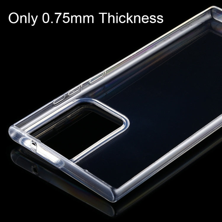For Samsung Galaxy Note 20+ 5G 0.75mm Ultra-Thin Transparent TPU Protective Case, For Samsung Galaxy Note 20+ 5G