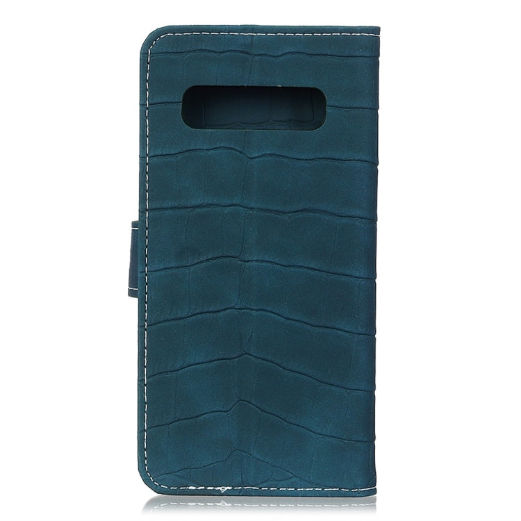 Crocodile Texture Horizontal Flip Leather Case for Galaxy S10, with Holder & Wallet & Card Slots & Photo Frame, For Galaxy S10