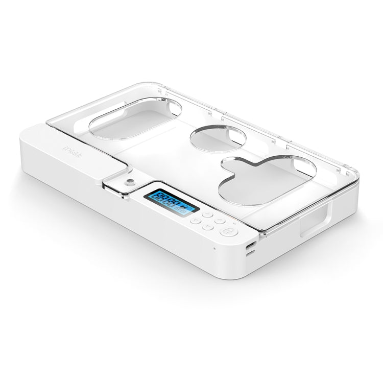 iDiskk Smart Phone Self-Controlled Timer Lock Box for iPhone, Sumsung, lock01 Transparent