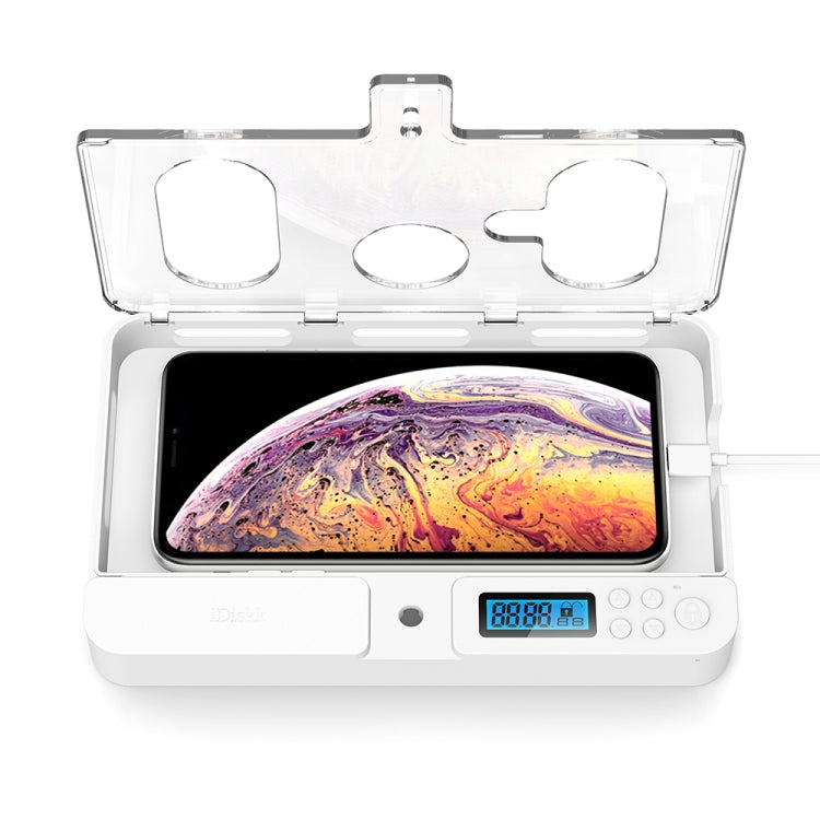 iDiskk Smart Phone Self-Controlled Timer Lock Box for iPhone, Sumsung, lock01 Transparent