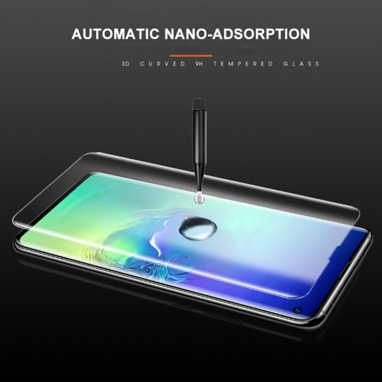 Verre trempé incurvé liquide UV pour Galaxy Note 10, déverrouillage par empreinte digitale, compatible avec Galaxy Note 10