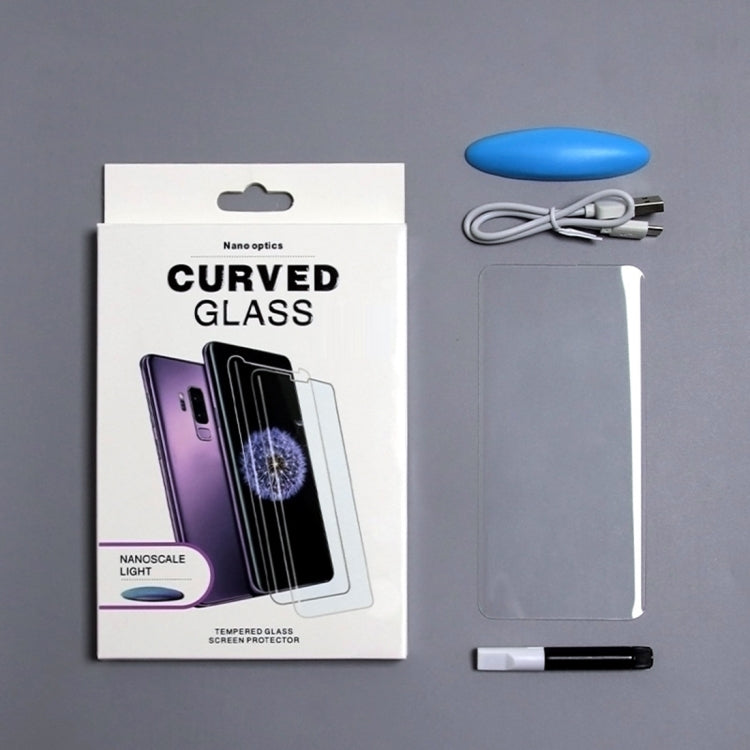 UV Liquid Curved Full Glue Tempered Glass for Galaxy Note10 Pro,Support Fingerprint Unlock