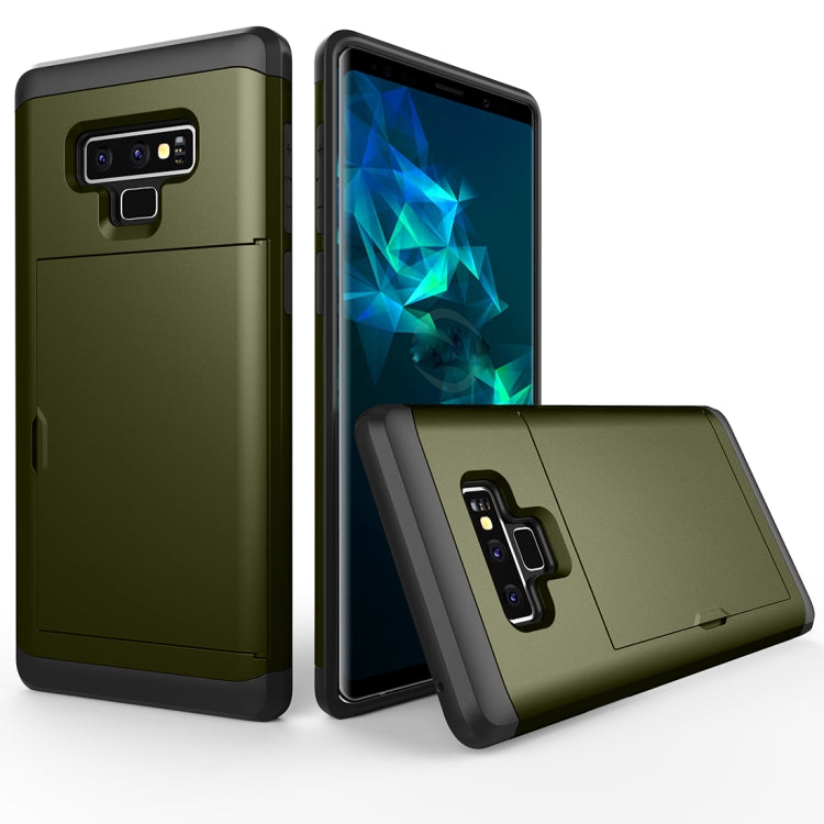 Shockproof Rugged Armor Protective Case for Galaxy Note 9, with Card Slot, Galaxy Note 9