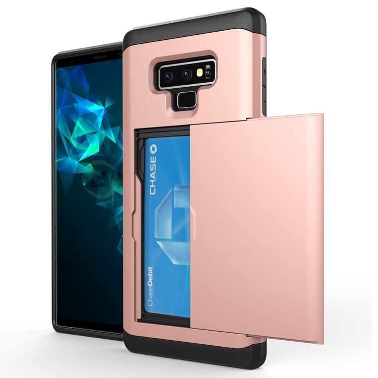 Shockproof Rugged Armor Protective Case for Galaxy Note 9, with Card Slot, Galaxy Note 9