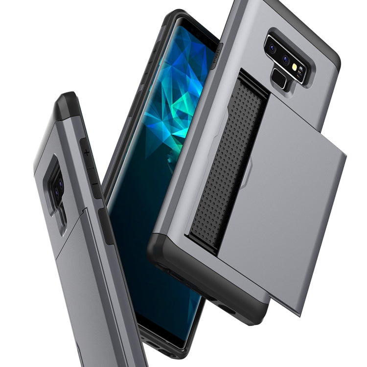 Shockproof Rugged Armor Protective Case for Galaxy Note 9, with Card Slot, Galaxy Note 9