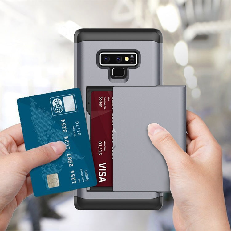 Shockproof Rugged Armor Protective Case for Galaxy Note 9, with Card Slot, Galaxy Note 9