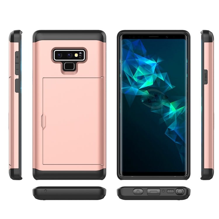 Shockproof Rugged Armor Protective Case for Galaxy Note 9, with Card Slot, Galaxy Note 9