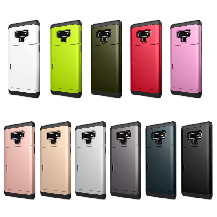 Shockproof Rugged Armor Protective Case for Galaxy Note 9, with Card Slot, Galaxy Note 9