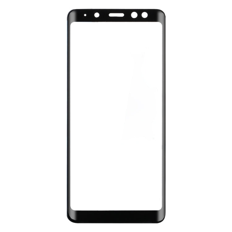 For Galaxy A8 (2018) 3D Curved Edge 9H Hardness Tempered Glass Screen Protector