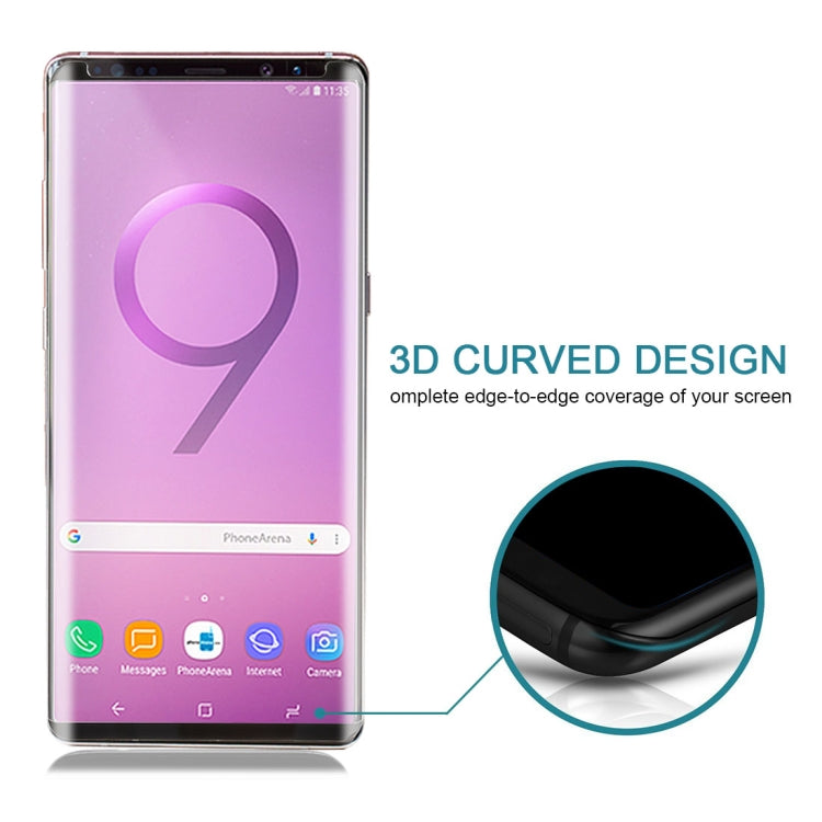 Case Friendly  Edge Glue Tempered Glass Film for Galaxy Note 9