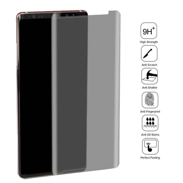 Privacy Anti-glare 0.3mm 9H 3D Curved Edge Tempered Glass Film for Galaxy Note 9