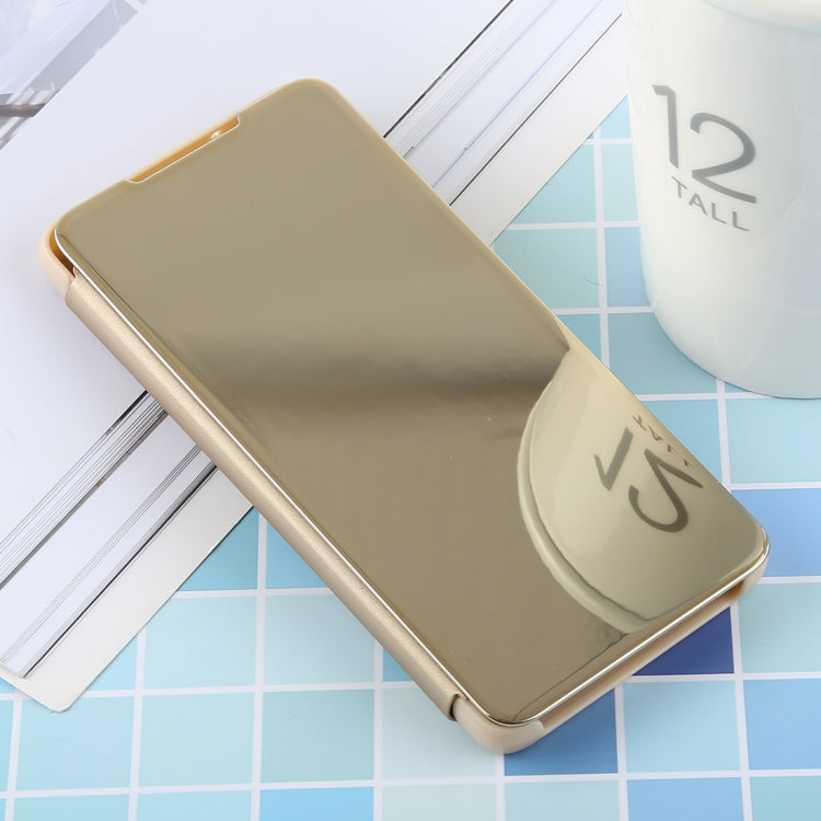 PU Electroplating Mirror Horizontal Flip Leather Case for Galaxy S10 Plus, with Holder, For Galaxy S10 Plus