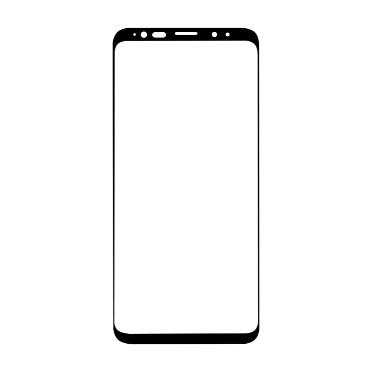 Lot de 25 films de protection d'écran en verre trempé 3D pour Galaxy S9, 0,33 mm, dureté 9H, bords incurvés, anti-rayures, plein écran HD, entièrement adhésifs, pour Galaxy S9 (25 pièces)