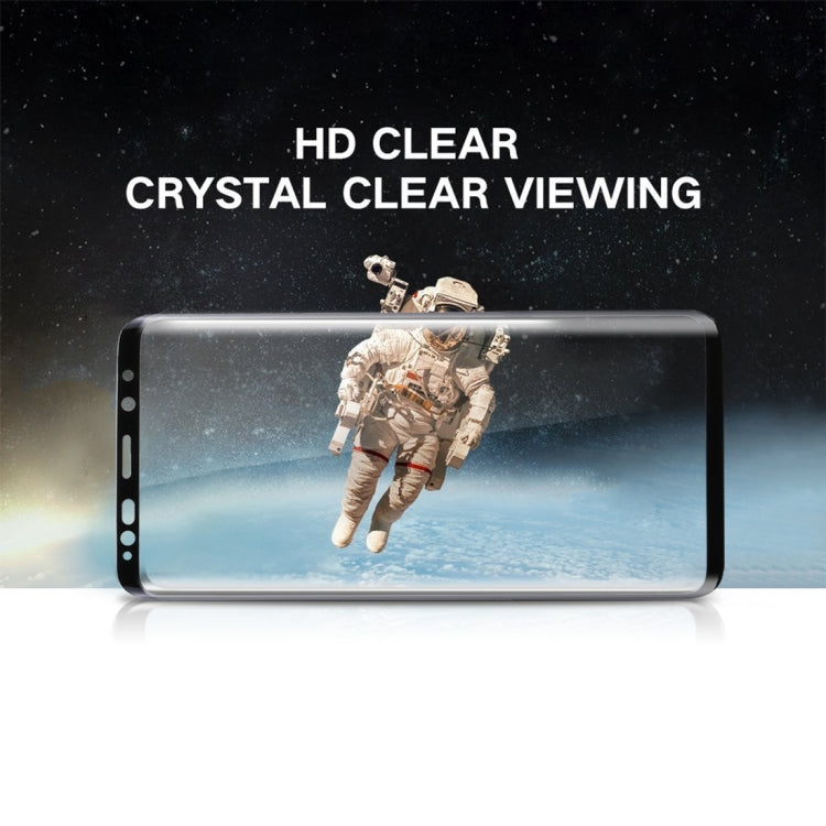 Lot de 25 films de protection d'écran en verre trempé pour Galaxy S9 Plus, 0,33 mm, dureté 9H, bords incurvés 3D, anti-rayures, plein écran HD, colle complète