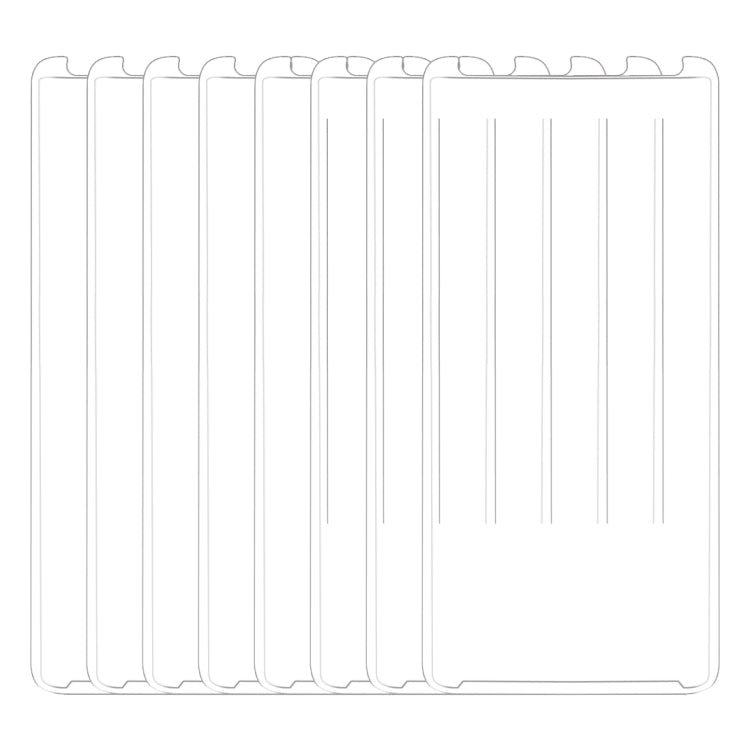 Lot de 25 films de protection incurvés en verre trempé pour Galaxy S9 Plus, compatibles avec les coques