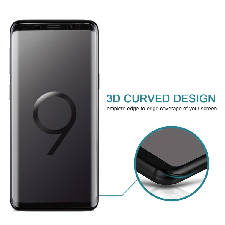 Lot de 25 protections d'écran en verre trempé HD pour Galaxy S9, dureté 9H, bords incurvés 3D, anti-rayures, pour Galaxy S9 (25 pièces).