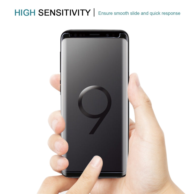 Lot de 25 protections d'écran en verre trempé HD pour Galaxy S9, dureté 9H, bords incurvés 3D, anti-rayures, non intégrales (25 pièces), pour Galaxy S9