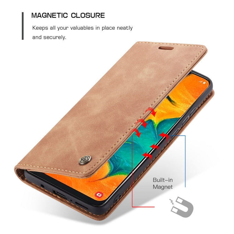 CaseMe-013 Multifunctional Retro Frosted Horizontal Flip Leather Case for Galaxy A40, with Card Slot & Holder & Wallet, For Galaxy A40