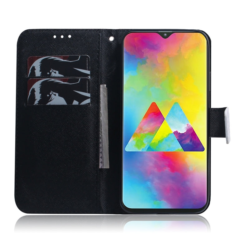 Anger Pattern Coloured Drawing Horizontal Flip Leather Case for Galaxy M20, with Holder & Card Slots & Wallet, For Galaxy M20