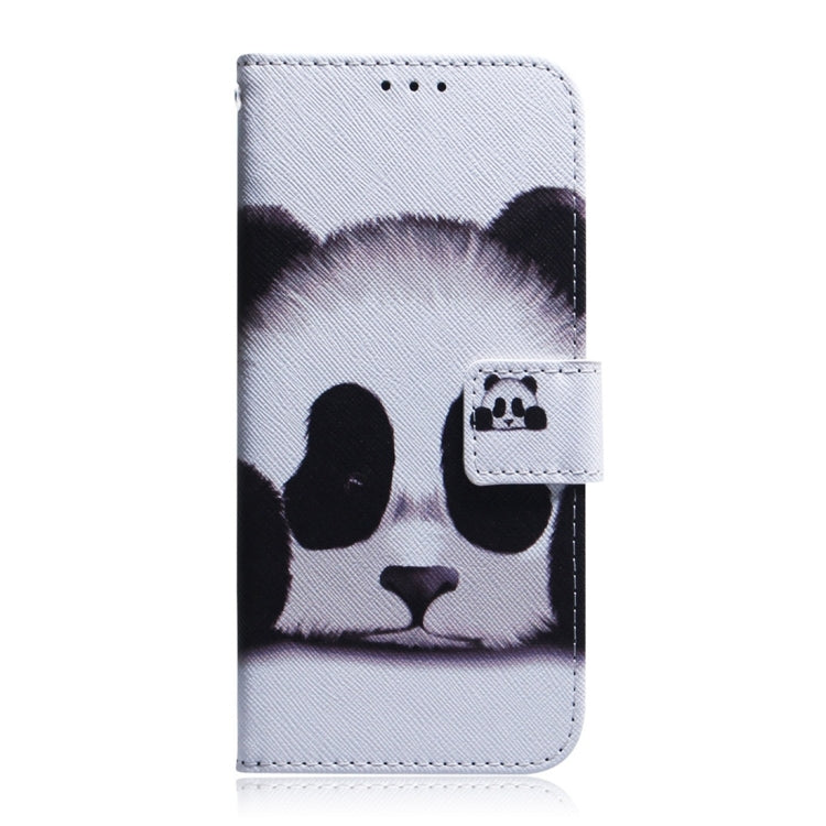 Panda Pattern Coloured Drawing Horizontal Flip Leather Case for Galaxy J6 Plus, with Holder & Card Slots & Wallet, For Galaxy J6 Plus