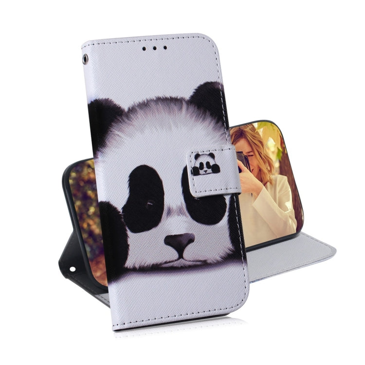 Panda Pattern Coloured Drawing Horizontal Flip Leather Case for Galaxy A9 (2018), with Holder & Card Slots & Wallet, For Galaxy A9 (2018)