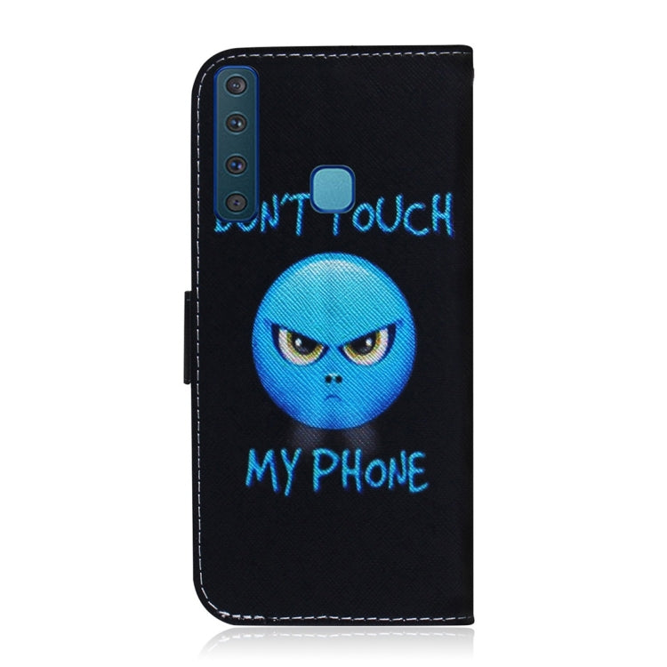 Anger Pattern Coloured Drawing Horizontal Flip Leather Case for Galaxy A9 (2018), with Holder & Card Slots & Wallet, For Galaxy A9 (2018)
