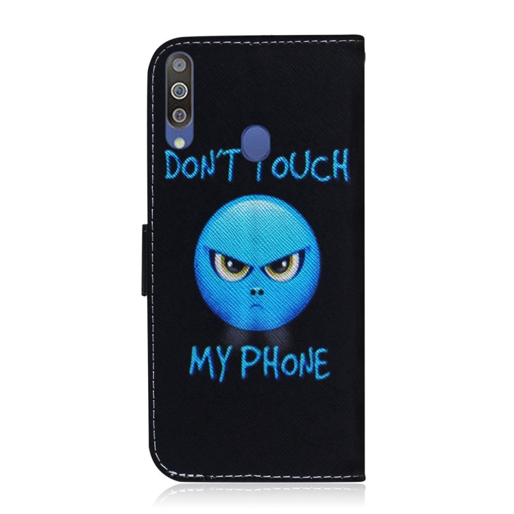 Anger Pattern Coloured Drawing Horizontal Flip Leather Case for Galaxy M30, with Holder & Card Slots & Wallet, For Galaxy M30