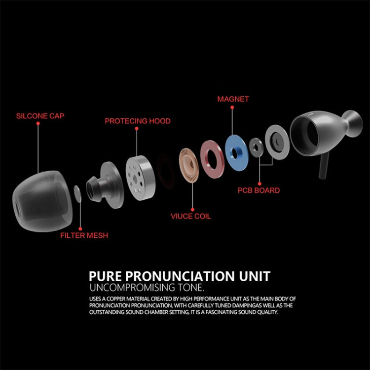 QKZ DM2 High Quality In-ear Sports Music Headphones, Microphone Version